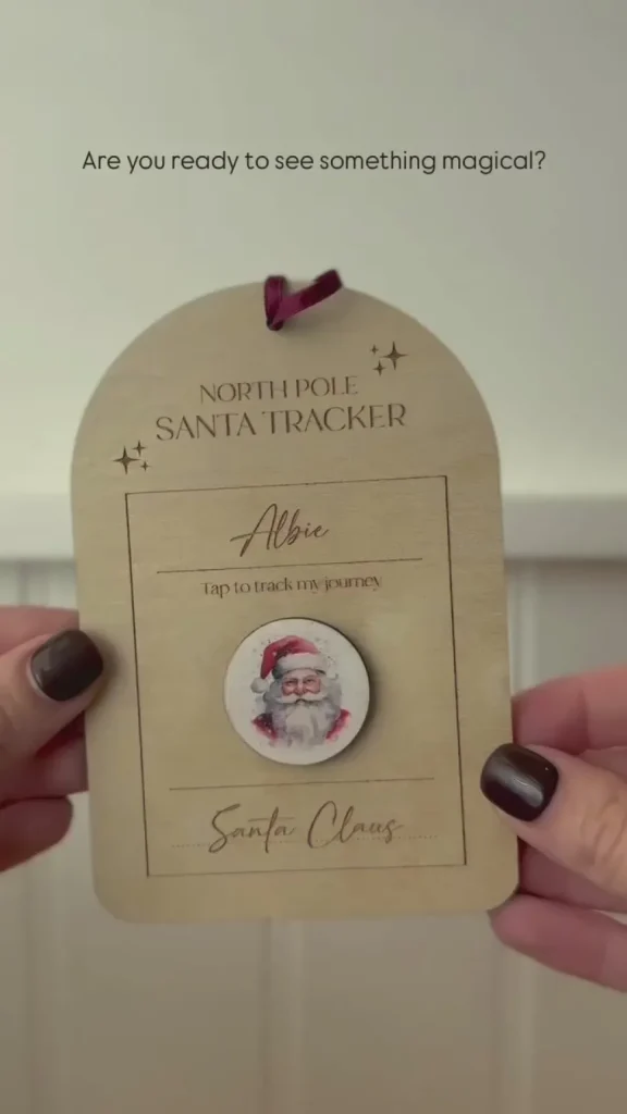 Personalised Santa Tracker - Circle Design
