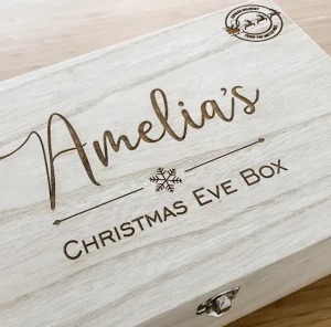 Personalised Wooden Christmas Eve Box