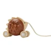 Plan Toys Pull-Along Hedgehog - Brown