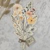 Printed Wooden Flower Bouquet with Personalised Love Letter