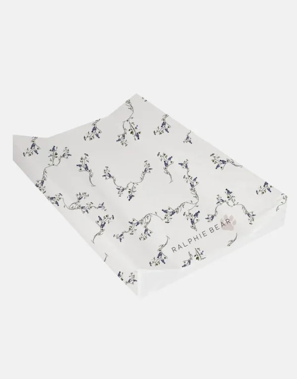 Ralphie Bear Anti-Roll Wedge Baby Changing Mat - Wisteria