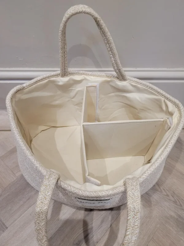 Ralphie Bear Nappy Caddy - Neutral Beige