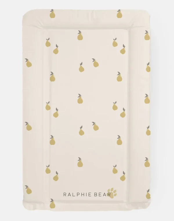 Ralphie Bear Table Changing Mat - Pears