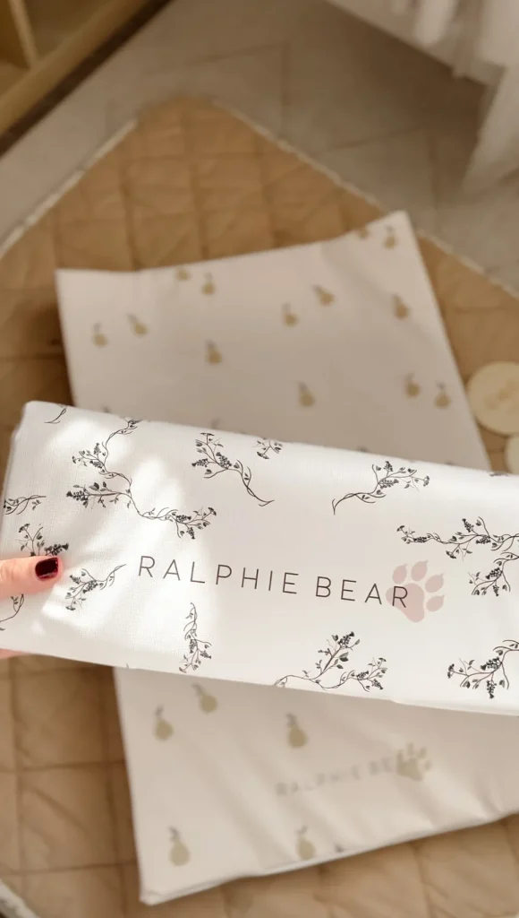 Ralphie Bear Travel Mat - Wisteria