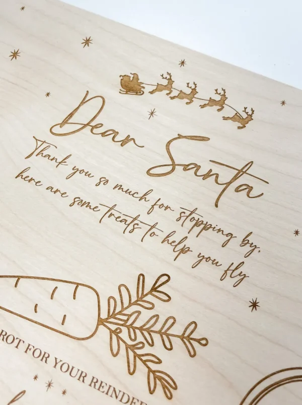 Santa's Treat Board Christmas Decor