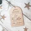 Special Delivery Wooden Christmas Gift Tag