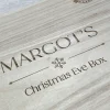 Square Personalised Wooden Christmas Eve Box