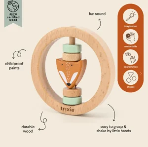 Trixie Round Rattle - Mr. Fox