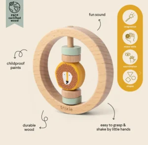 Trixie Round Rattle - Mr. Lion