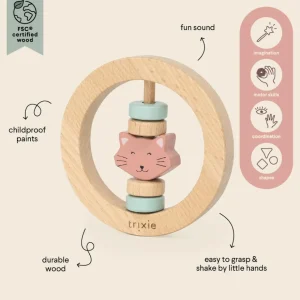 Trixie Round Rattle - Mrs. Cat