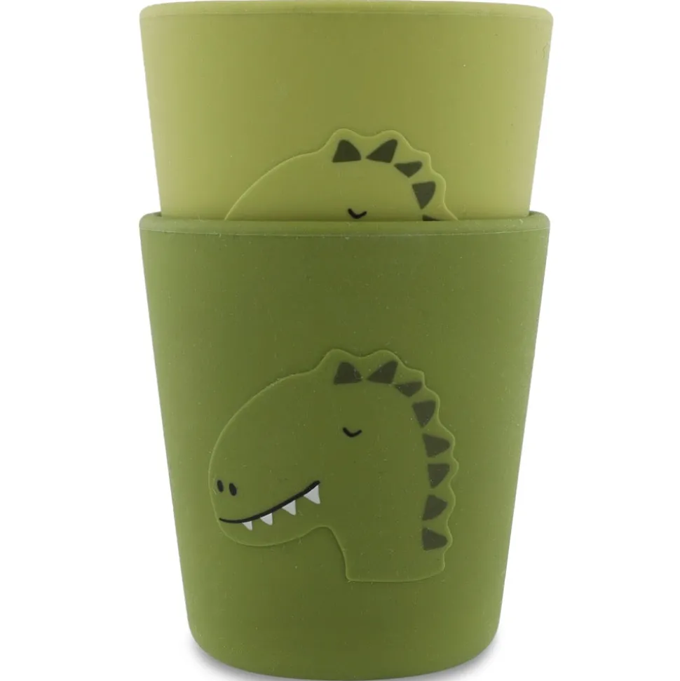 trixie_silicone_cup_pack__0.webp Trixie Silicone Cup 2-pack - Mr. Dino