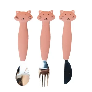 Trixie Silicone Cutlery Set - Mrs. Cat