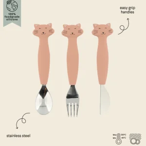 Trixie Silicone Cutlery Set - Mrs. Cat