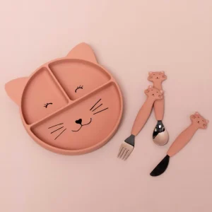 Trixie Silicone Cutlery Set - Mrs. Cat