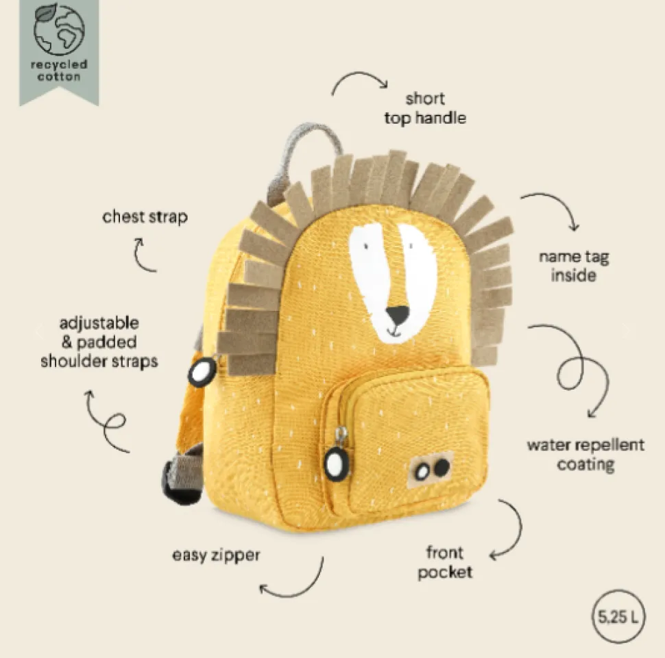 trixie_small_backpack__mr_2-2.webp Trixie Small Backpack - Mr. Lion