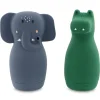 Trixie Squeezy Animals Bath Toys - Mrs. Elephant & Mr. Crocodile