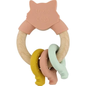Trixie Wooden Silicone Activity Ring - Mrs. Cat