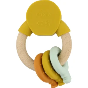 Trixie Wooden Silicone Activity Ring - Mr. Lion