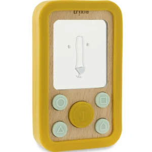 Trixie Wooden Silicone Baby Phone - Mr. Lion