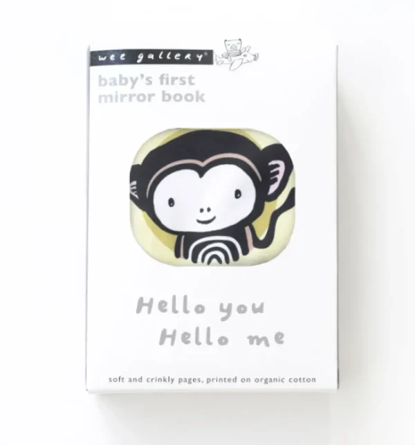 Wee Gallery Baby's First Mirror Book - Hello You, Hello Me