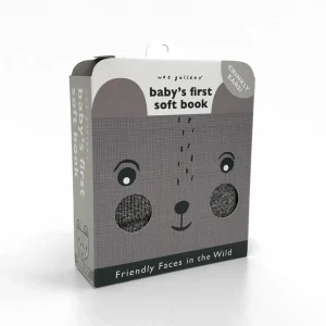 Wee Gallery Baby's First Soft Book - Friendly Faces in the Wild