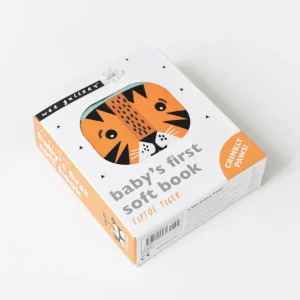 Wee Gallery Baby's First Soft Book - Tiptoe Tiger