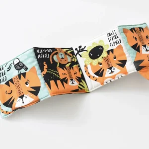 Wee Gallery Baby's First Soft Book - Tiptoe Tiger