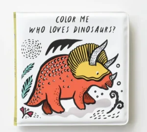 Wee Gallery Bath Book - Who Loves Dinosaurs?