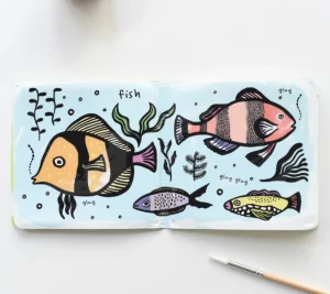 Wee Gallery Bath Book - Who's in the Ocean?