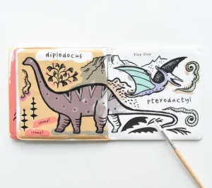 Wee Gallery Bath Book - Who Loves Dinosaurs?