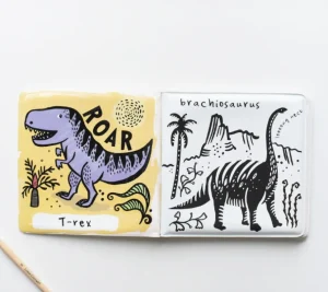 Wee Gallery Bath Book - Who Loves Dinosaurs?