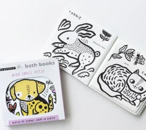Wee Gallery Bath Book - Who Loves Pets?