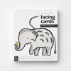 Wee Gallery Lacing Cards - Jungle Animals