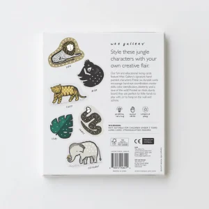 Wee Gallery Lacing Cards - Jungle Animals