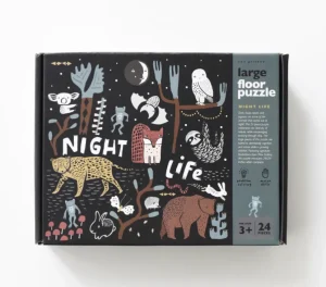 Wee Gallery Large Floor Puzzle - Night Life