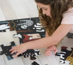 Wee Gallery Large Floor Puzzle - Night Life