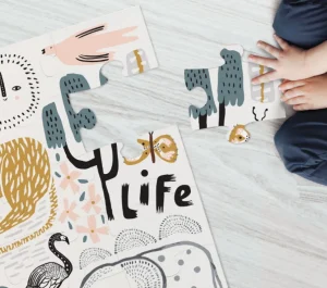 Wee Gallery Large Floor Puzzle - Wild Life