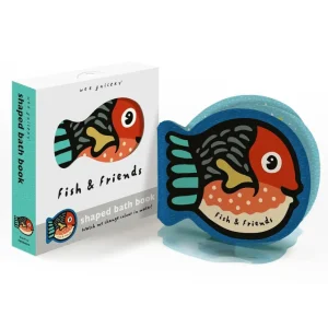 Wee Gallery Shaped Bath Book - Fish & Friends