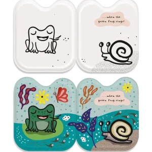 Wee Gallery Shaped Bath Book - Frog & Friends