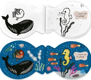 Wee Gallery Shaped Bath Book - Fish & Friends