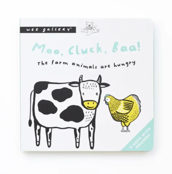 Wee Gallery Sound Book - Moo, Cluck, Baa!