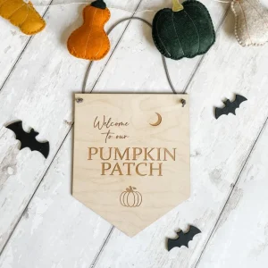 Welcome to our Pumpkin Patch Halloween Sign
