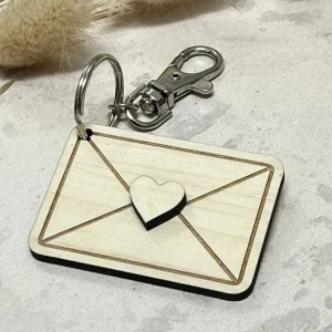 Wooden Love Letter with Personalised Note