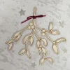 Wooden Mistletoe Decoration
